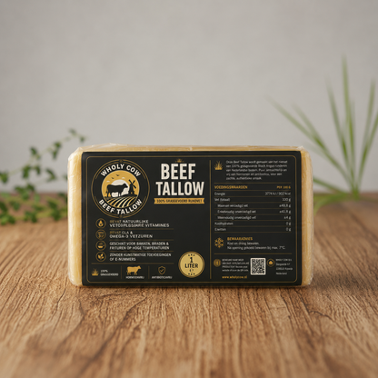 Beef Tallow Frituurblok   (1 Liter)